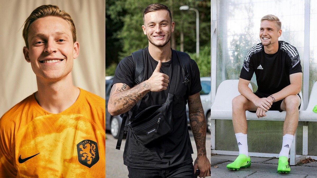 荷蘭隊2022世足球員笑起來都太迷人！明星臉Frenkie de Jong破千萬追蹤，還有190刺青大男孩Justin Bijlow