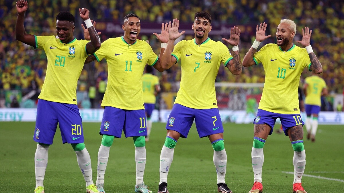 【2022世足】巴西血洗南韓4:1殺進8強賽！內馬爾與隊員狂跳森巴舞太Ｑ