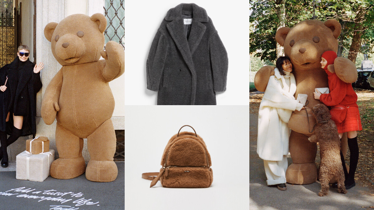 Max Mara 帶來「泰迪假期」系列，可愛泰迪熊、毛絨單品...打造溫暖節慶風格