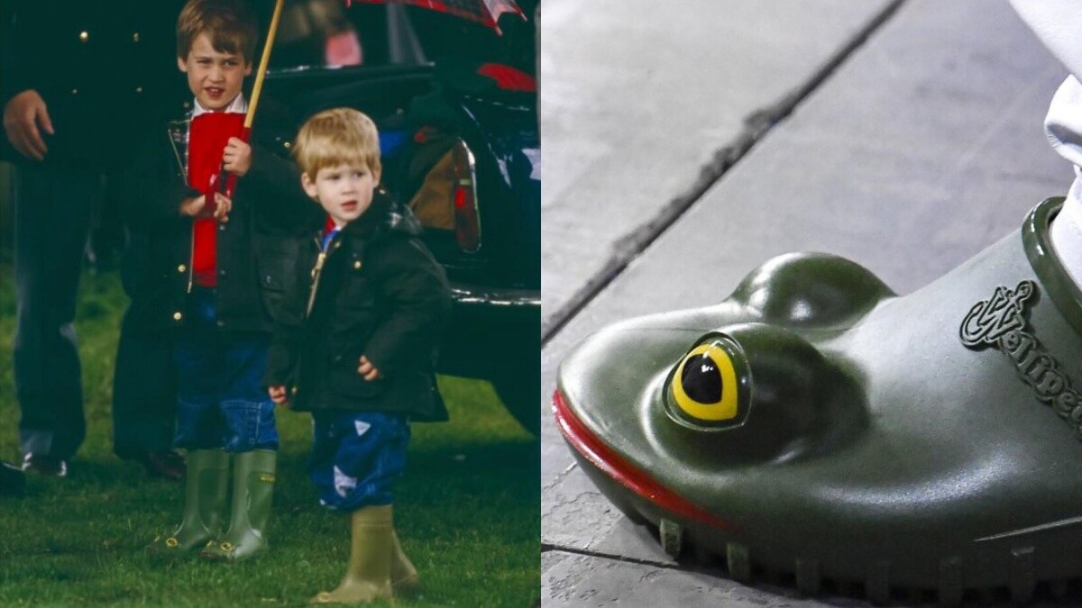 席捲IG的JW Anderson青蛙拖鞋，竟然出現在哈利王子童年照片中