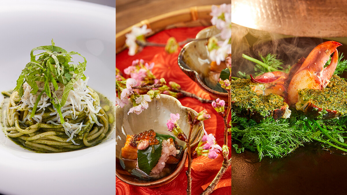 晶英國際行館 Ukai-tei Kaohsiung 推出季節菜單，西餐、鐵板燒、懷石料理的春旬之味