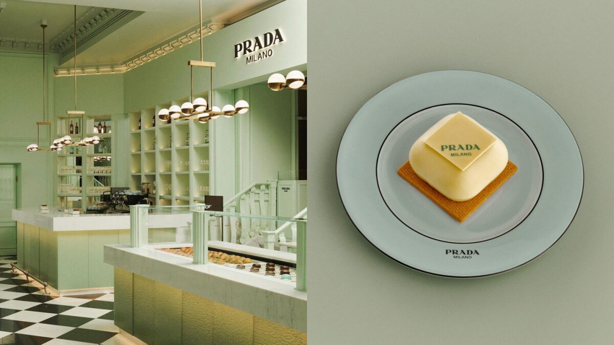 Prada Caffé餐酒館開幕！薄荷綠現代空間，從早餐到傍晚小酌餐點全都有