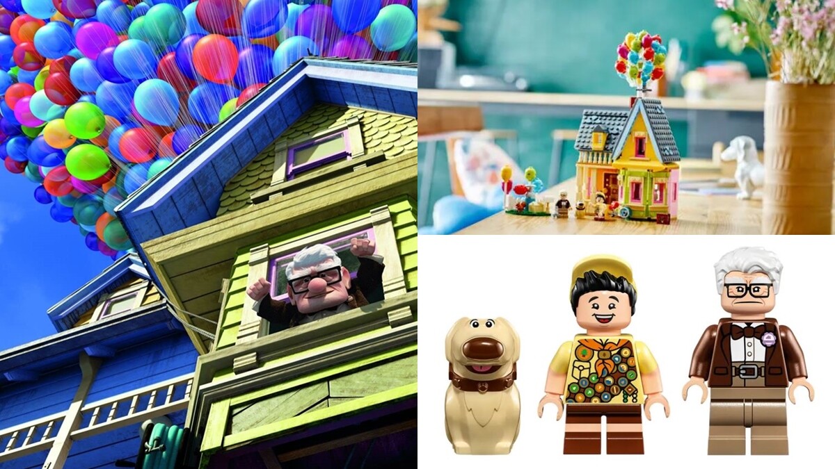 《天外奇蹟》氣球屋變LEGO積木！卡爾爺爺、小羅、狗狗全到齊，立刻回味飛天冒險旅程