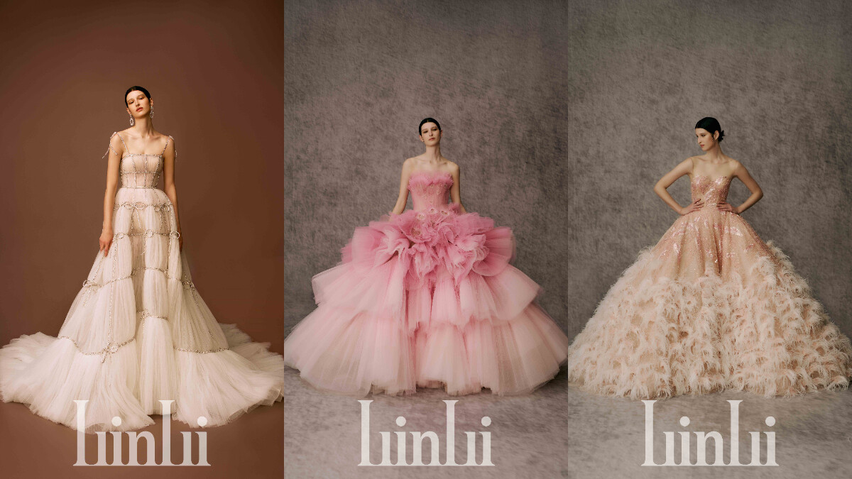 我的可愛小情人，婚紗禮服品牌 LinLi Boutique推出2023春夏高級訂製禮服，浪漫中見復古優雅