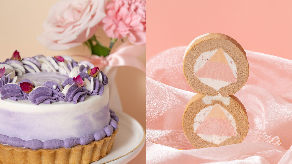 Kinber金帛手製「母親節蛋糕&甜點」5大限定必吃推薦！超夢幻花朵雪糕捲開賣