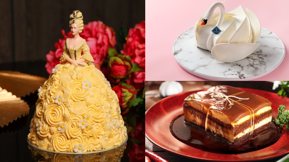 2023高顏值飯店母親節蛋糕都在這！3D侯爵夫人、優雅白天鵝、逼真東坡肉…勾起媽媽少女心