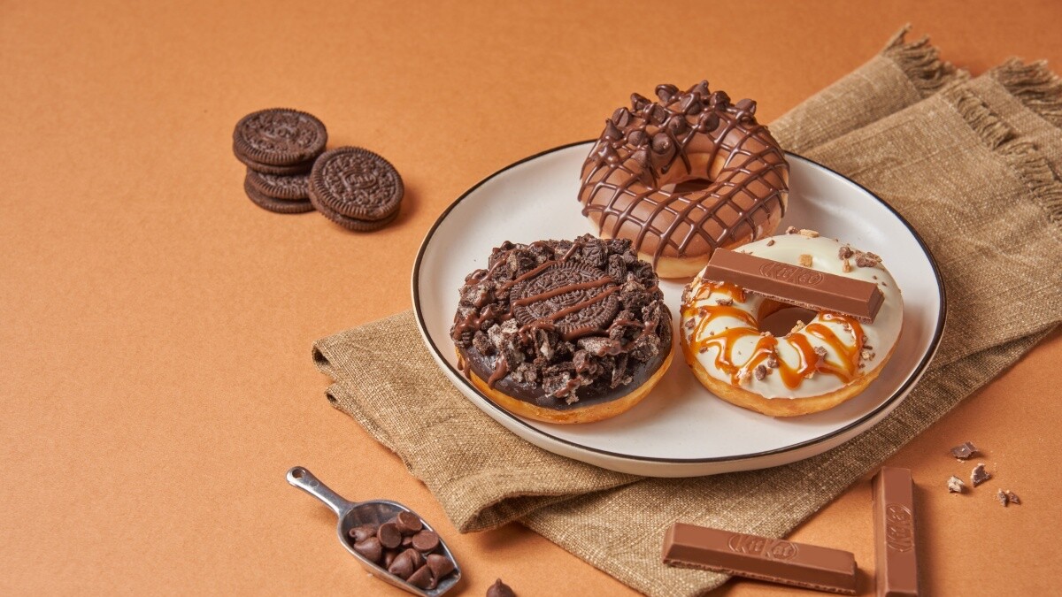 最狂巧克力甜甜圈在這！Krispy Kreme「Hershey’s、KitKat、OREO甜甜圈」齊登場