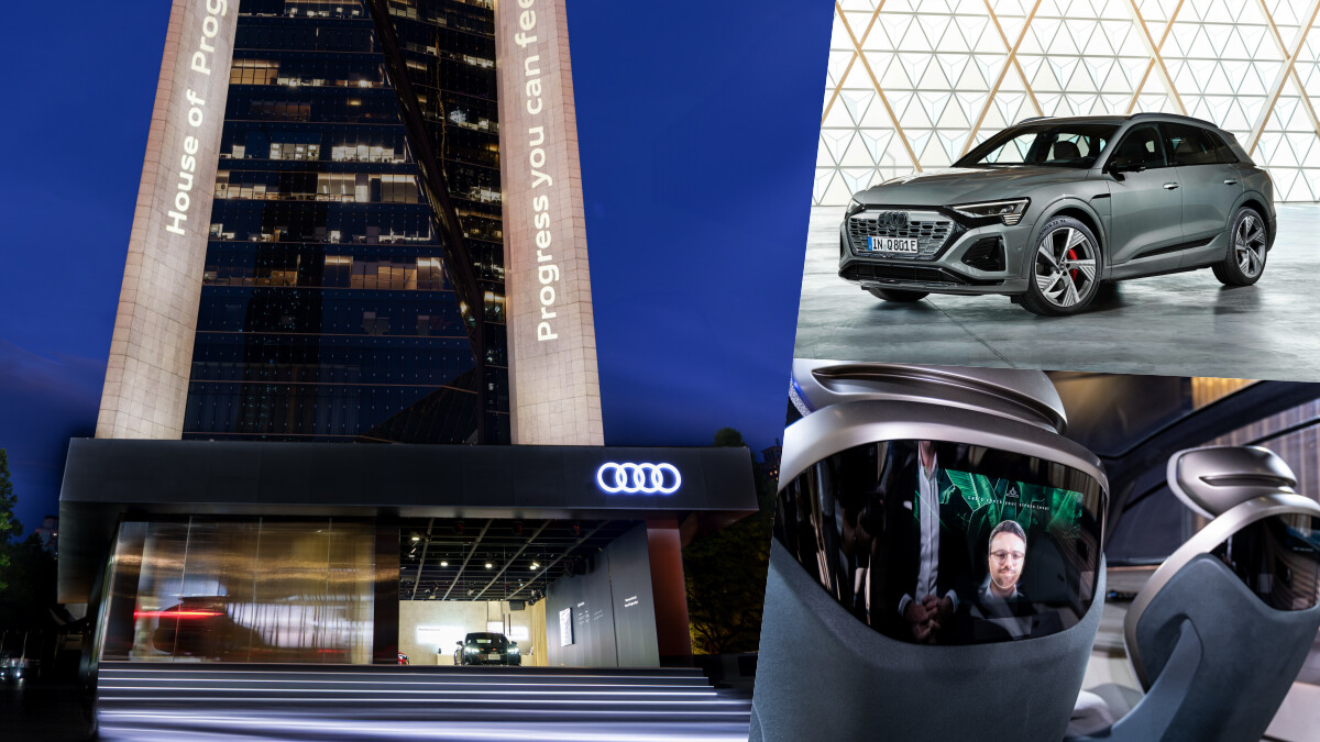 Audi House of Progress Taipei 品牌概念店開幕，行動版豪宅「Q8 e-tron」預售活動開跑