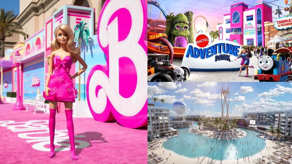 全球第一座「芭比樂園」要來了！美泰兒冒險樂園佔地破萬坪，夢幻衣櫃、飛行劇場遊樂設施搶先看