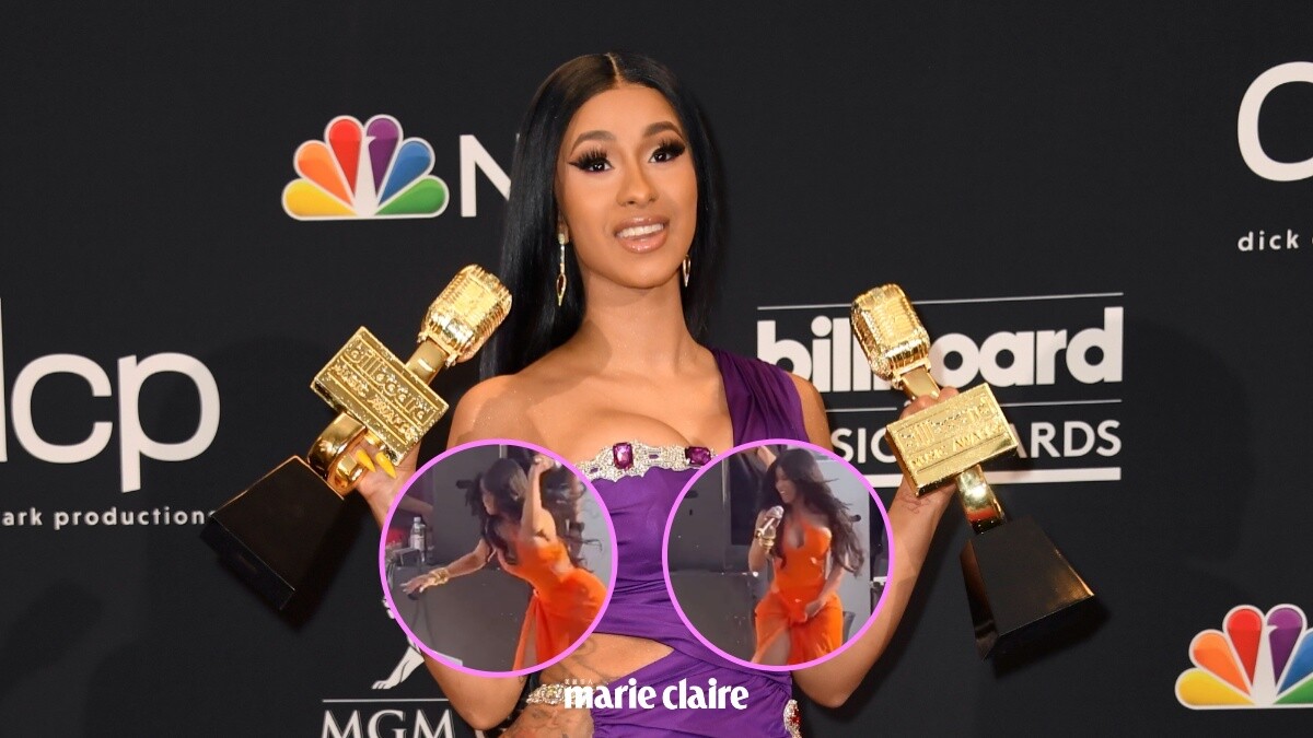 Cardi B被潑水怒砸麥克風事件！是她自己要求的？被攻擊粉絲報案，前晚演出早已上演麥克風攻擊全武行！