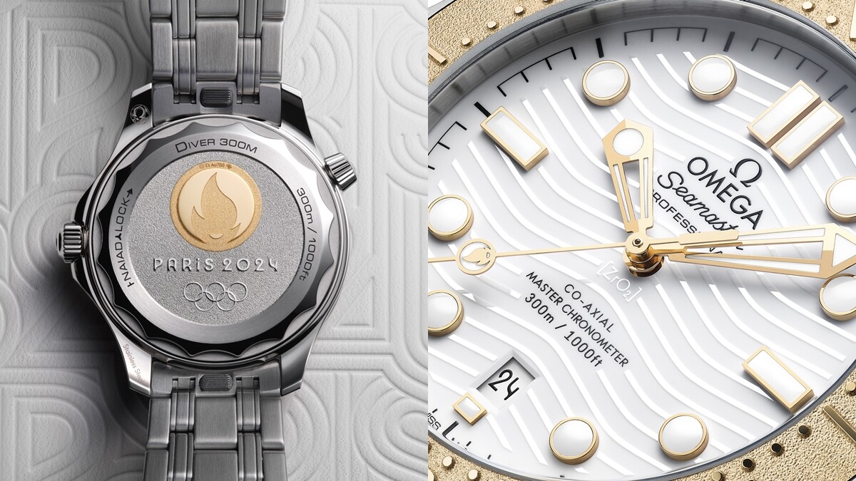 2024巴黎奧運官方計時！歐米茄「海馬300米」紀念腕錶細節速報