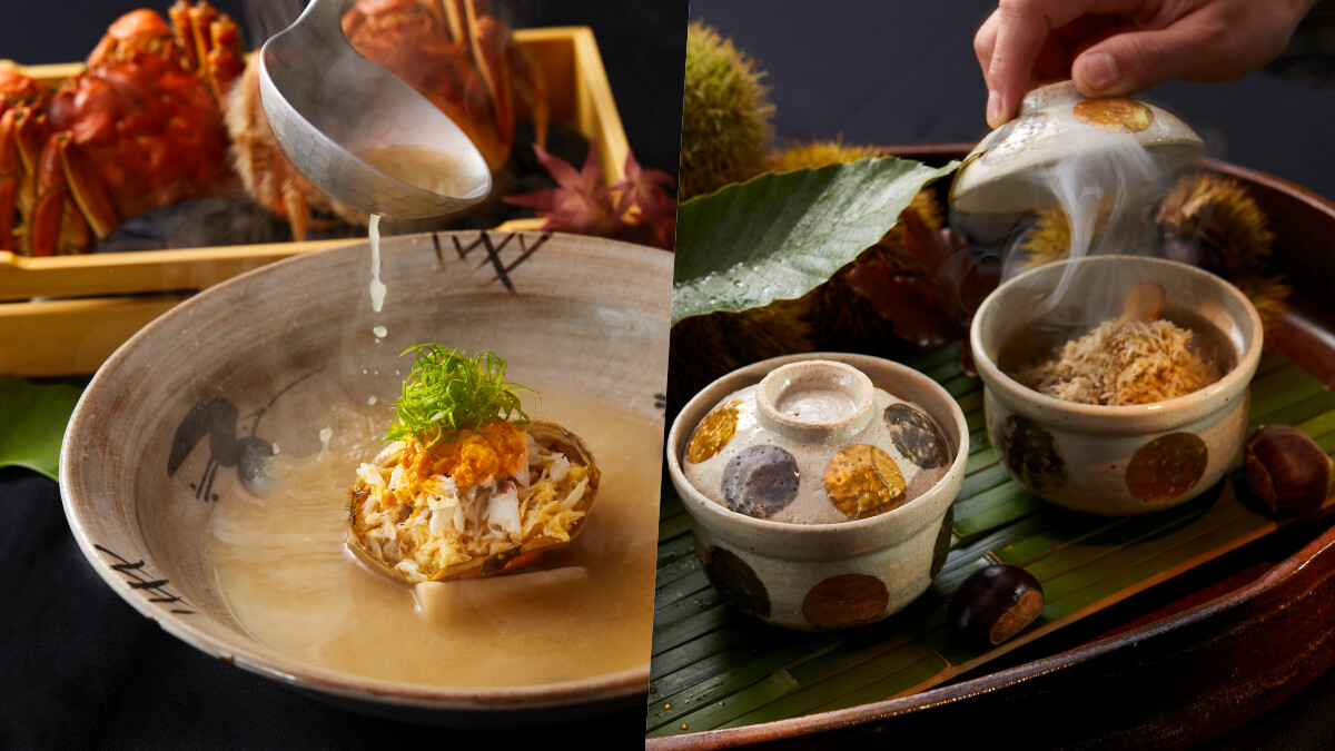 高雄「Ukai-tei 懷石」遵循時節傳統精選豐美食材，精心創作秋旬之味