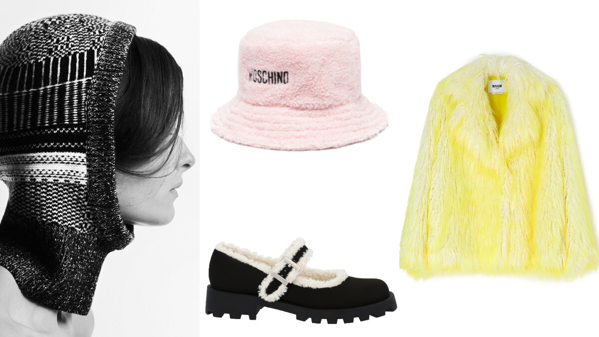 冬日毛絨設計單品盤點，漁夫帽、腋下包、瑪莉珍鞋...保暖有型兼具