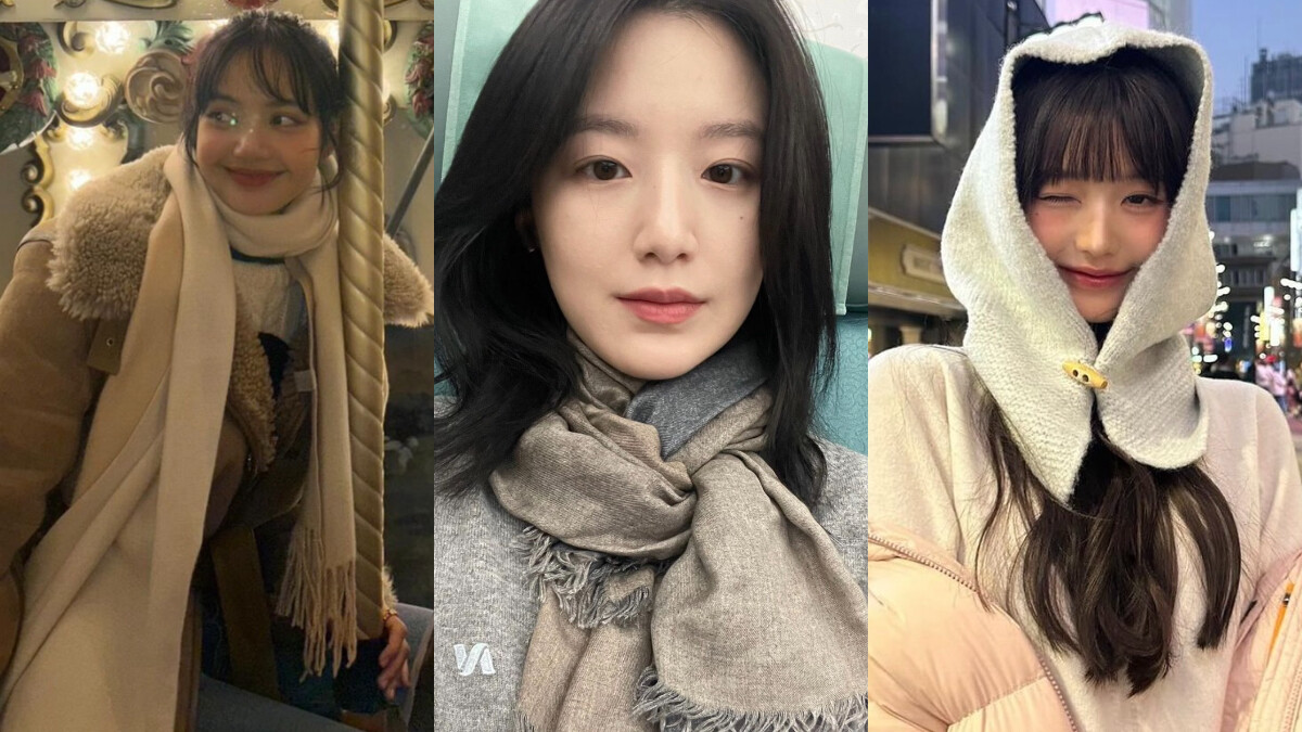 8種圍巾打法！跟著韓團女星 Lisa、張員瑛、葉舒華抗低溫打造秋冬時尚