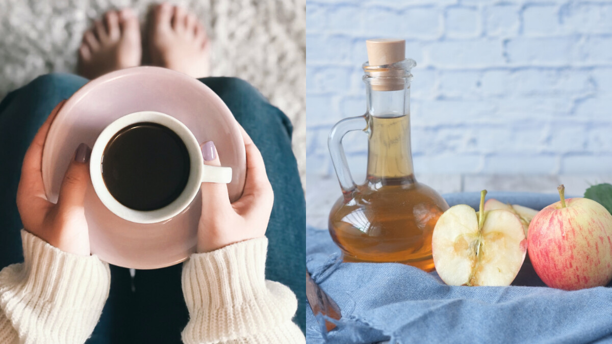 兩大減脂神飲喝下去！黑咖啡蘋果醋 分開喝一起喝、什麼時候喝效果最好…都幫妳整理好了！