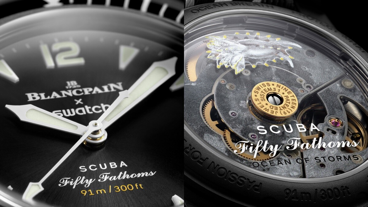BlancpainXSwatch聯名錶隱藏版？酷黑「月球風暴洋」開賣日、機芯一覽