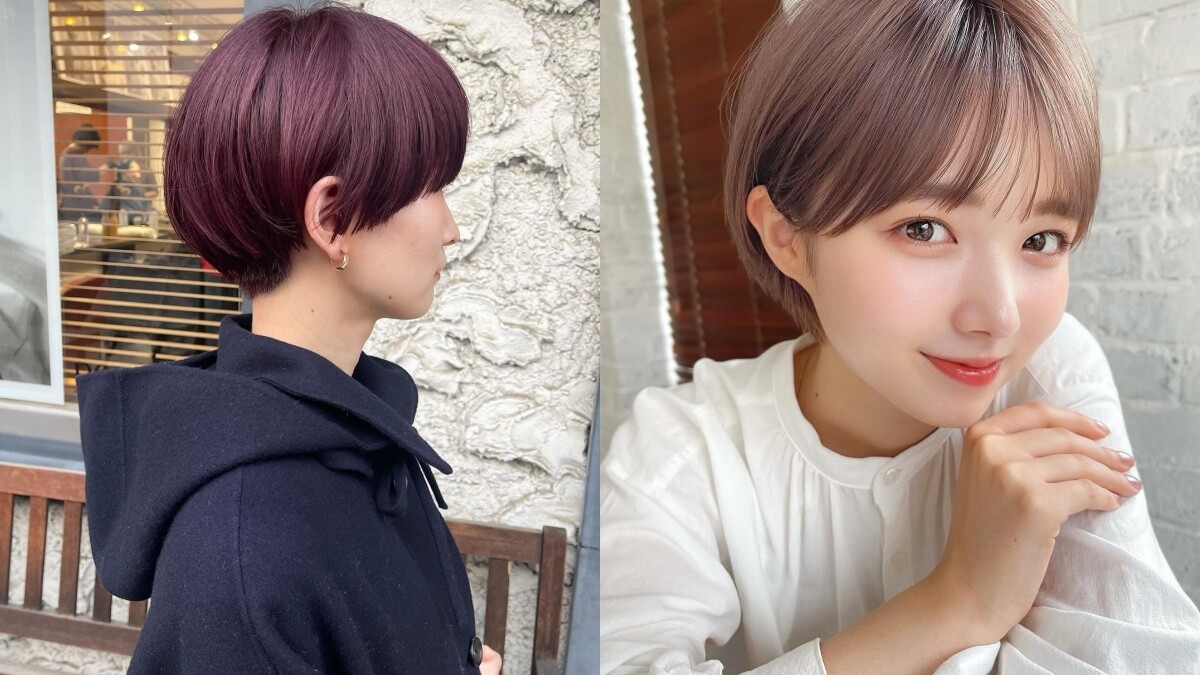 2024短髮造型推薦：超可愛日系「蘑菇短髮」3變化髮型推薦，誰說很厚重？