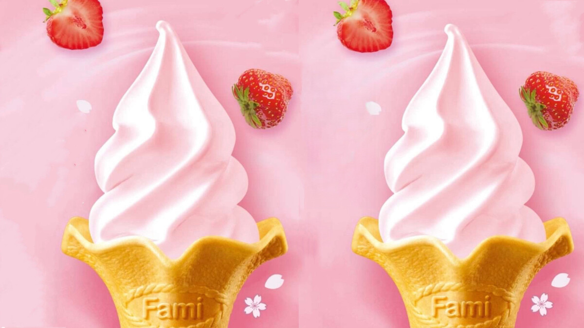 全家「草莓優格霜淇淋」2月強勢回歸！去年開賣人氣超夯，4天就被搶光光