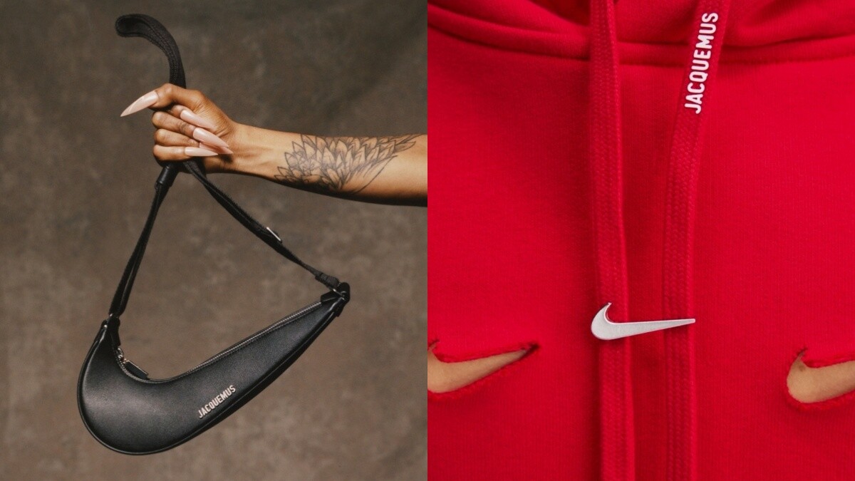 JACQUEMUS、Nike最新聯名「勾勾包」上線，60萬人開搶癱瘓網路