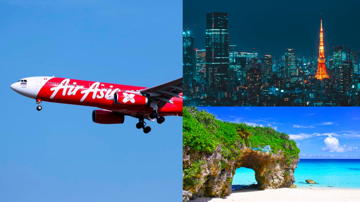 Airasia全新3條航線「超甜價」開賣！飛沖繩單程888元，台北高雄起飛時間懶人包