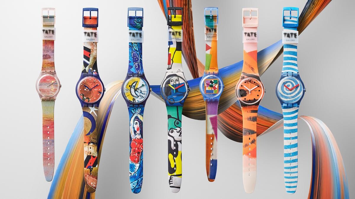 Swatch聯名Tate Gallery推出馬諦斯、米羅、夏卡爾...七款藝術系列錶！