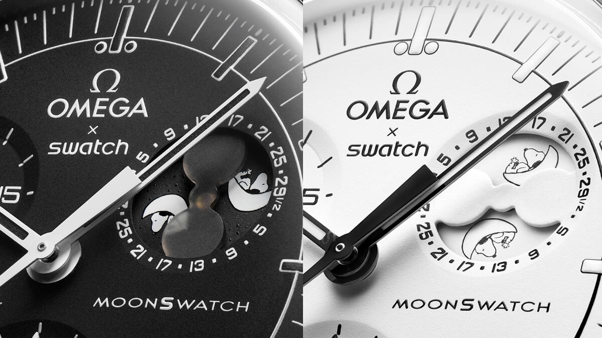 OMEGA X SWATCH 聯名+1！史努比登月錶白vs.黑色你選哪一款？
