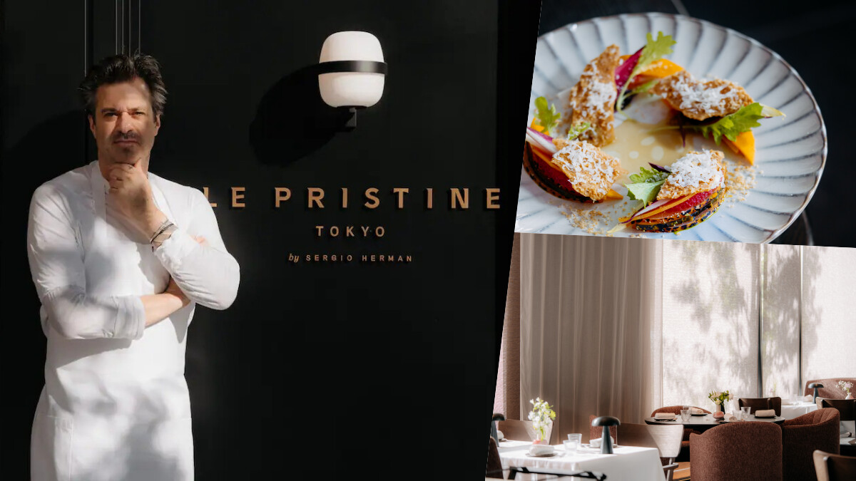 超完美三星主廚 Sergio Herman 打造首家亞洲餐廳「Le Pristine Tokyo」