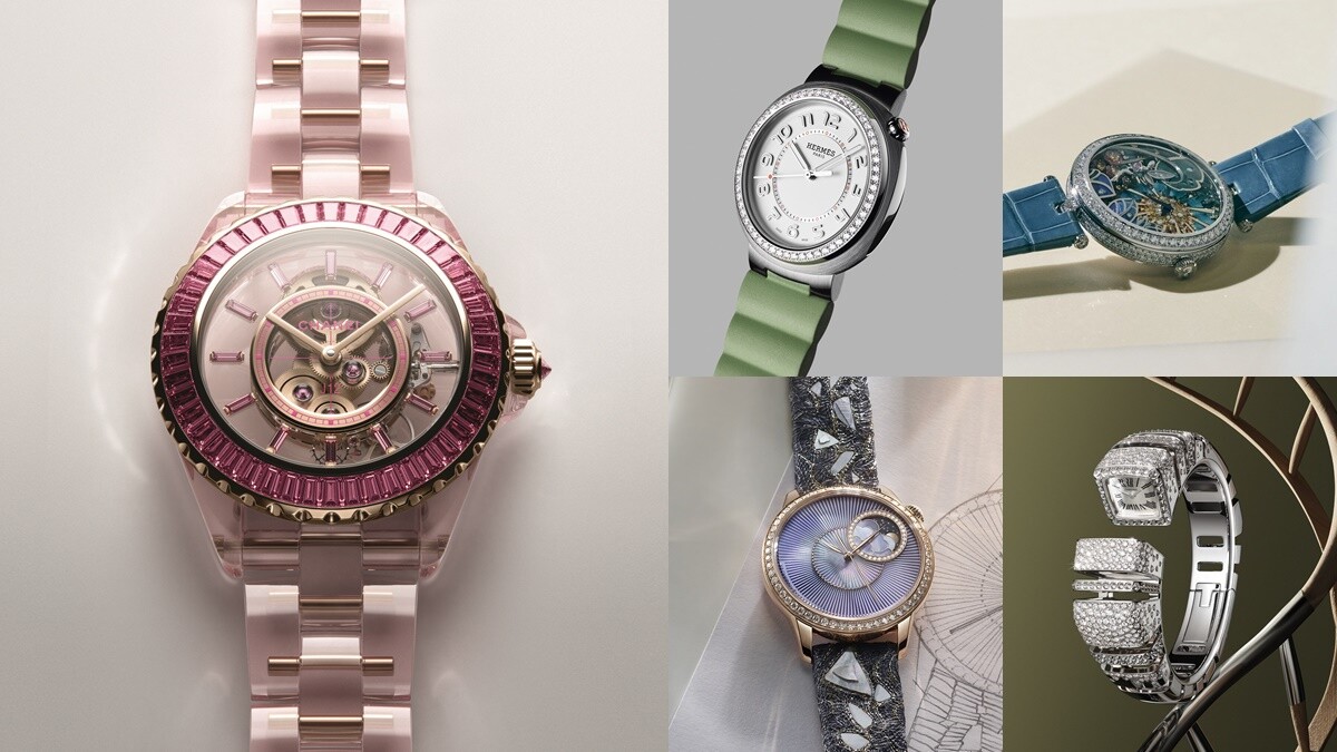 Chanel J12粉紅色、Hermès新系列、VC香水錶、Rolex…2024 W&W必知女錶