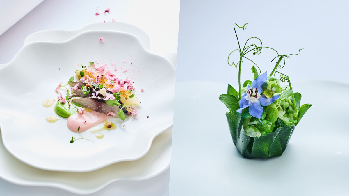Restaurant A「雕琢綻放」春季菜單花香繚繞，以八款花卉作為風味邏輯打造感官盛宴