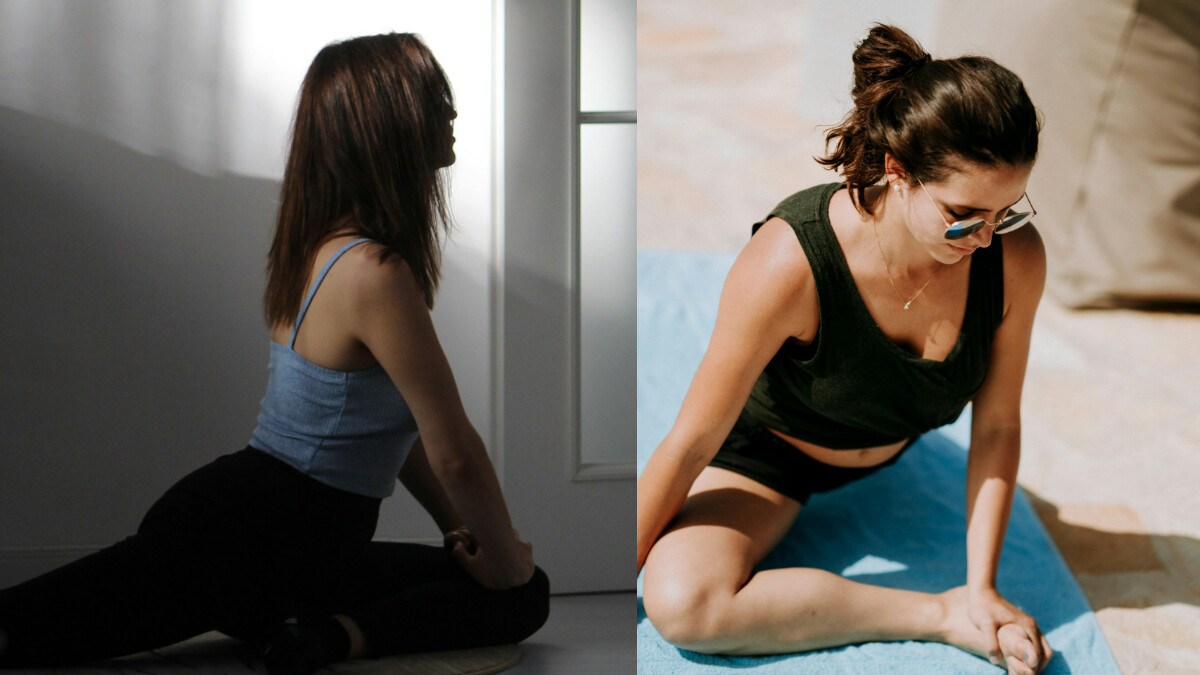 「鴿子式」瑜珈最優雅的扭轉體式：開胸開髖、瘦腰、緩解腰背坐骨神經痛、塑腿…建議所有女生都要練習！