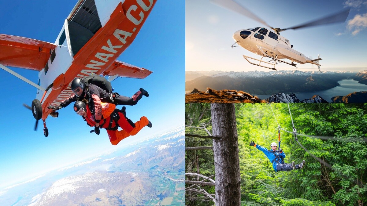 戶外冒險天堂！紐西蘭南島6大刺激活動推薦，高空跳傘、直升機體驗永生難忘，在心跳加速時刻飽覽美景