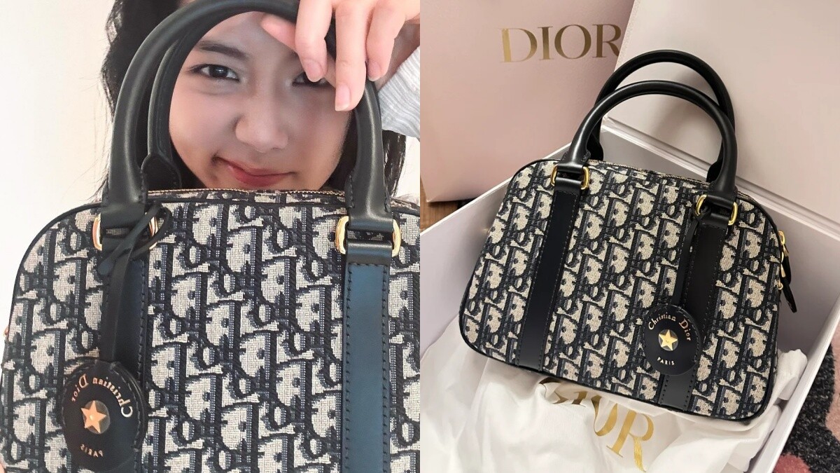 【包你入坑5原因】Dior全新老花保齡球包，實用雙背法＋幸運星掛飾Jisoo也被擄獲
