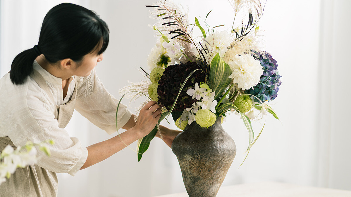 走入你我日常生活的花藝課，濃縮「一隅有花」創作心法的花藝線上課程