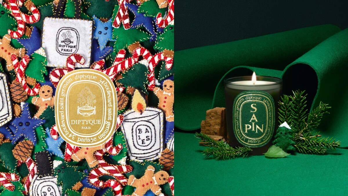 Diptyque 2024聖誕系列和羊毛氈藝術家合作，從蠟燭、聖誕倒數月曆可愛破表，還有專屬掛飾