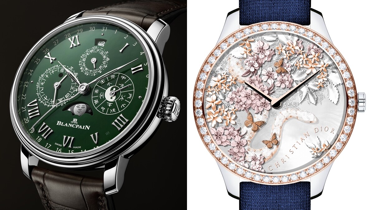 2025蛇年生肖限定腕錶盤點！Dior、Blancpain、Swatch…