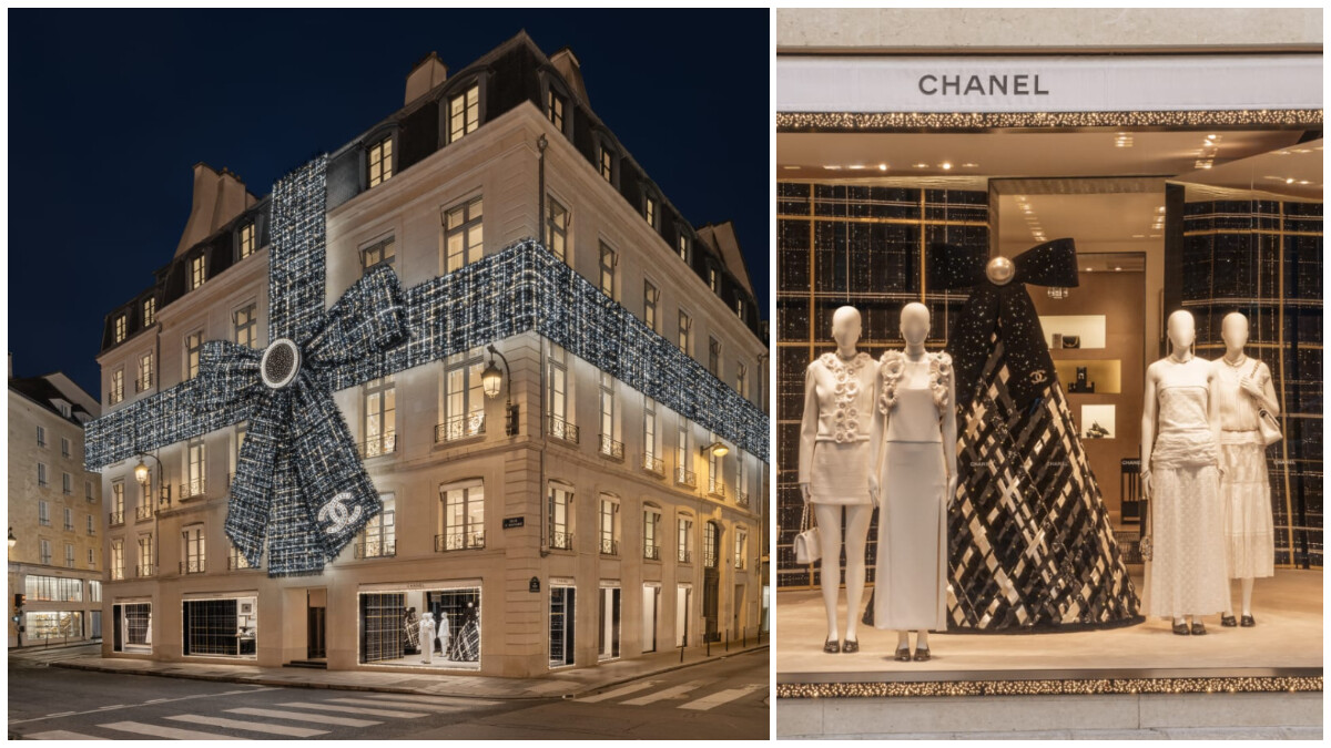 Chanel巴黎康朋店大型蝴蝶結、Gucci邁阿密雪花球、Fendi城市串連耶誕櫥窗，全球精品的絕美節慶