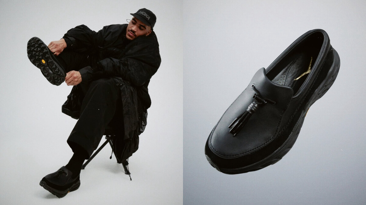 HOKA加入運動樂福鞋戰場!Speed Loafer用流蘇樂福鞋+機能厚底碰撞出商務街頭風