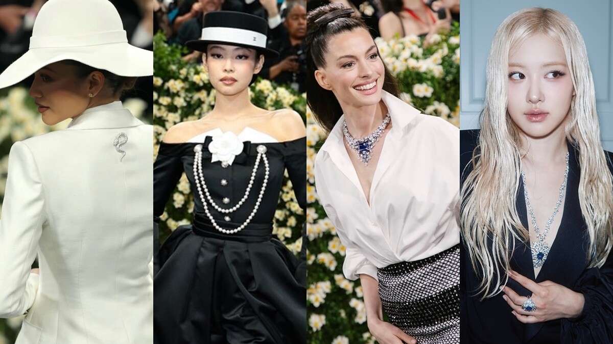 2025 Met Gala紅毯耀眼珠寶細節!Zendaya胸針、Jennie懷錶鍊…