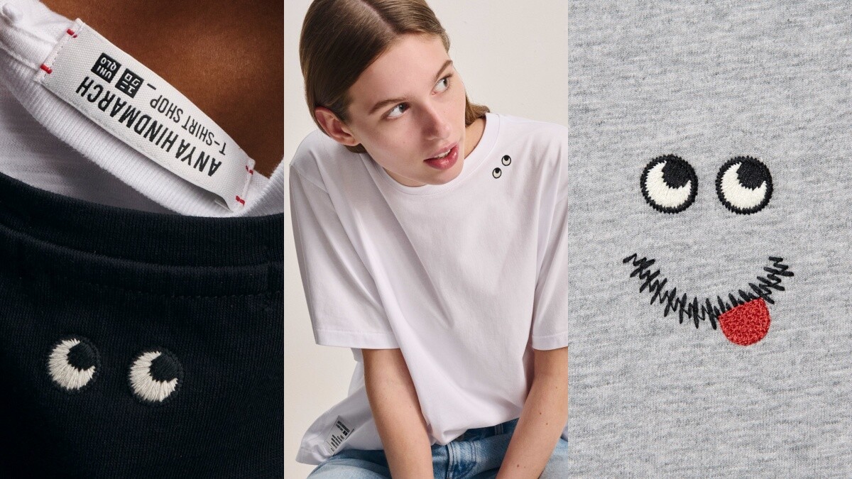 Uniqlo×Anya Hindmarch夏日大眼聯名將開賣!全上衣實用單品、俏皮大眼換表情,開賣日是這天