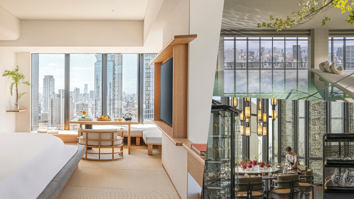 旅店開箱|「大阪四季酒店 Four Seasons Hotel Osaka」,重新定義城市奢華尺度的現代旅館