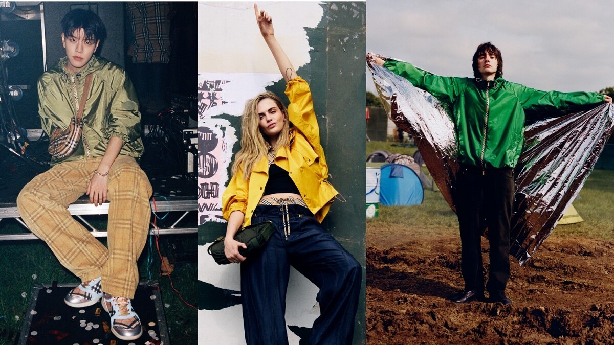 BURBERRY FESTIVAL形象大片,致敬英倫搖滾精神,巨星齊聚演繹自由時尚!