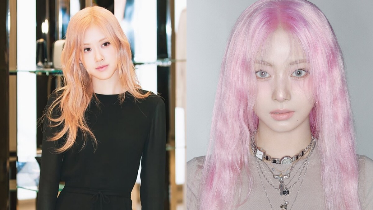 2025春夏染髮「粉色系」髮色推薦,Rosé玫瑰粉金、Yuna葡萄柚粉、宋雨琦蜜桃粉...明星同款都在這