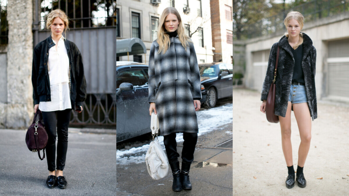 【潮人街拍】名模穿搭實錄Part1:Prada 2014廣告新面孔Anna Ewers