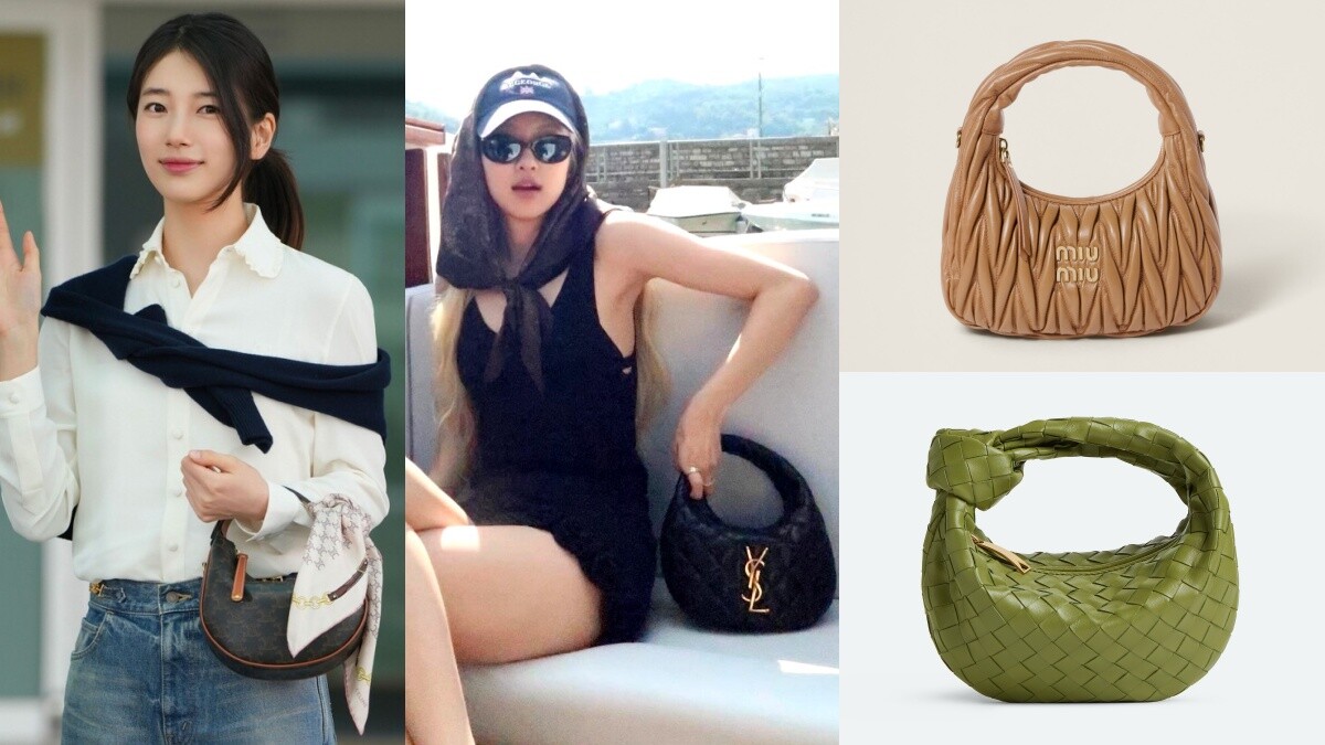 盤點2025秋冬10個精品「半月包」：Rosé、秀智領軍先揹上，Celine、miu miu⋯全都有