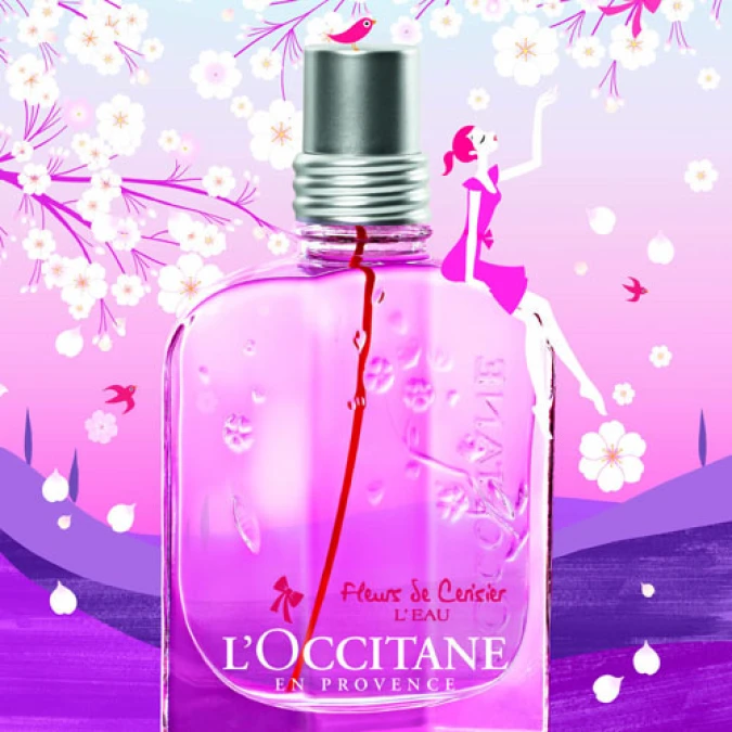 櫻花開了愛情會不會也跟著來了呢?L'OCCITANE給你粉紅初戀好心情