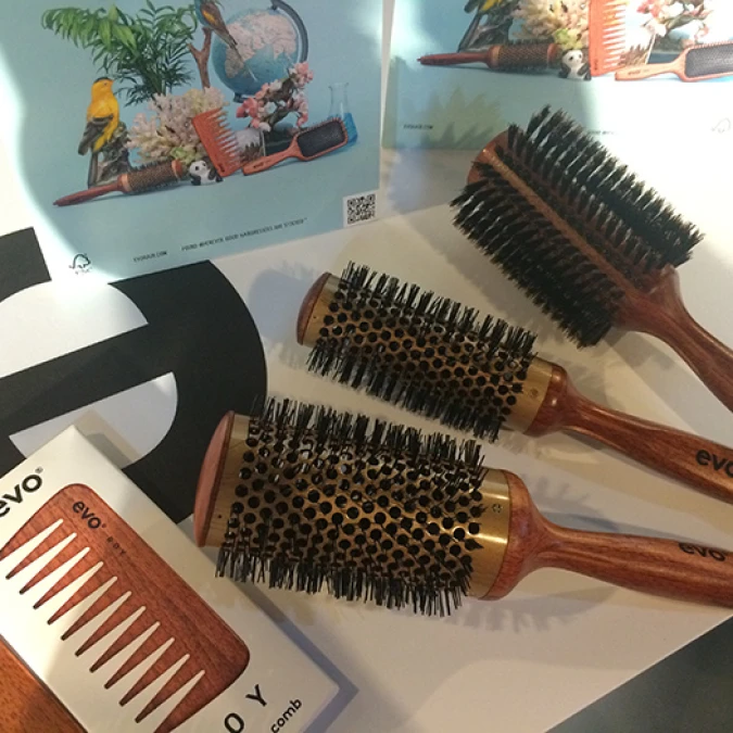 美髮沙龍潮牌evo：愛護地球的全新梳具 Good For Forests & Your Hair！