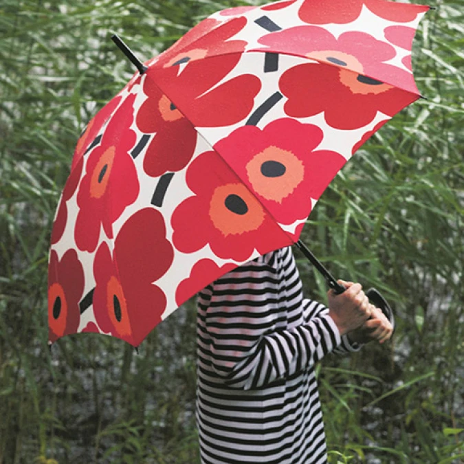 從現在開始期待雨天!marimekko繽紛雨傘登場囉!