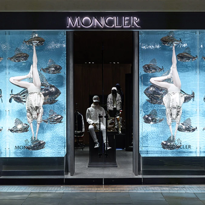 看了就好涼爽！MONCLER盟可睞打造水晶宫殿迎接熱浪