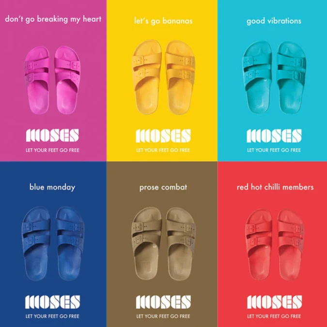 夏季MOSES繽紛糖果涼鞋 解放你的雙腳清涼一整夏！
