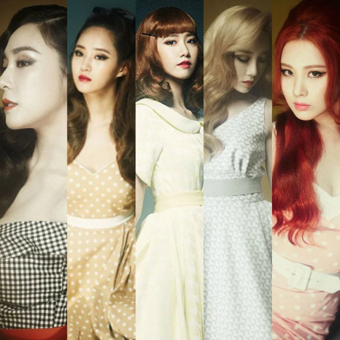 彩虹髮色玩膩了!少女時代最新造型化身復古女伶